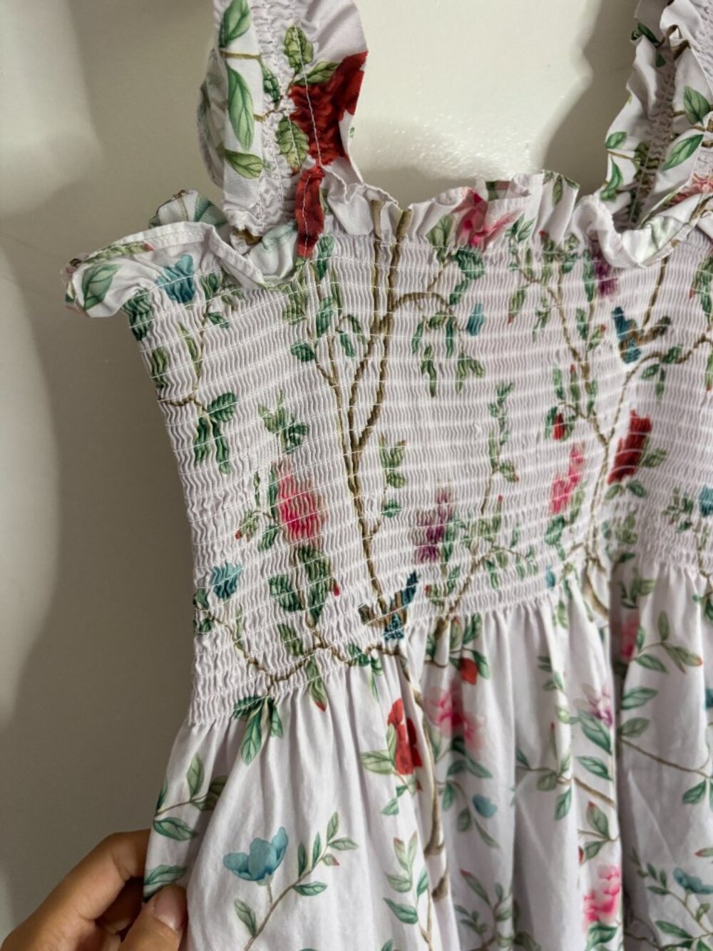 Hill House x Diane Hill Ellie Limited Edition Floral Midi A-Line Nap Dress - Picture 6 of 13